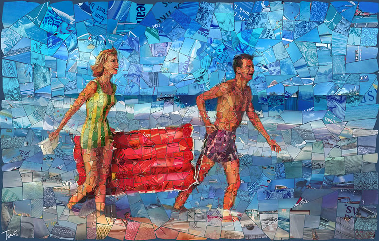 Image of ENDLESS SUMMER "I still see it all" (Limited edition digital mosaic on canvas)
