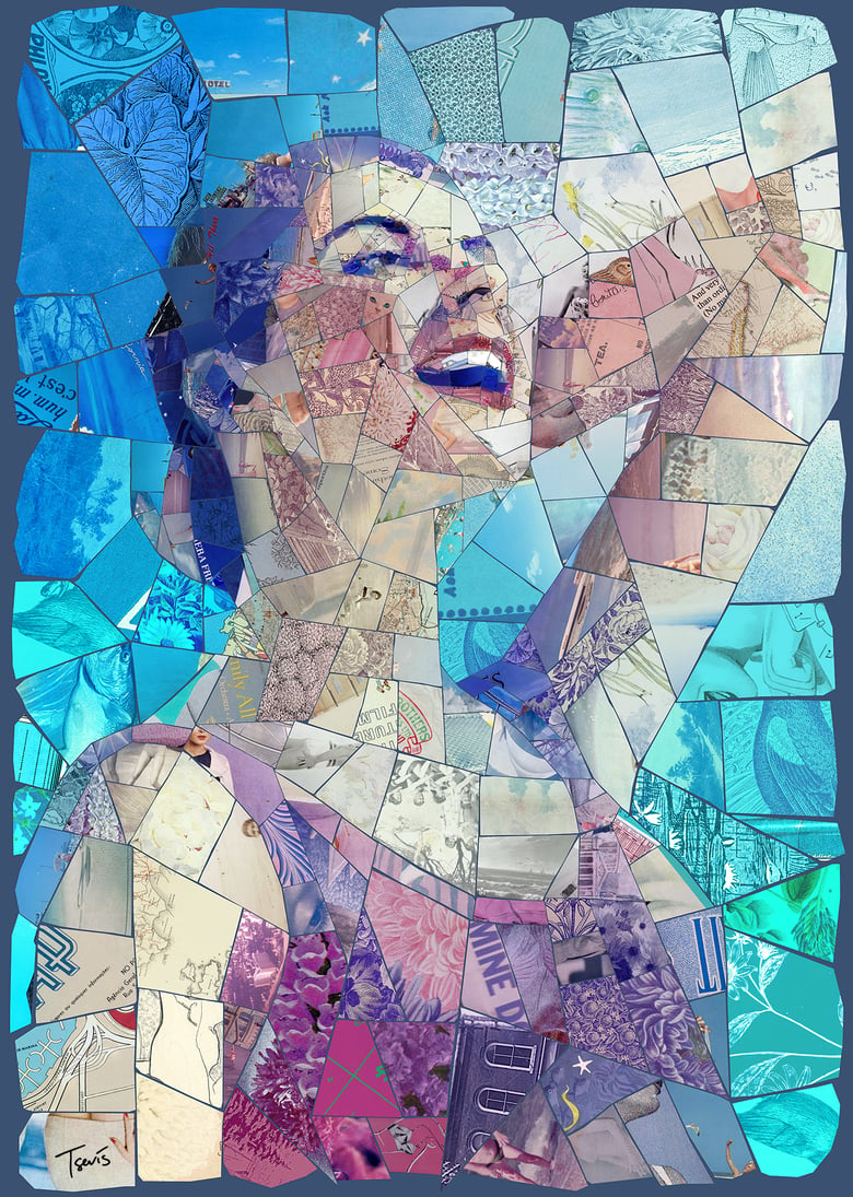 Image of ENDLESS SUMMER "Calling you" (Limited edition digital mosaic on canvas)