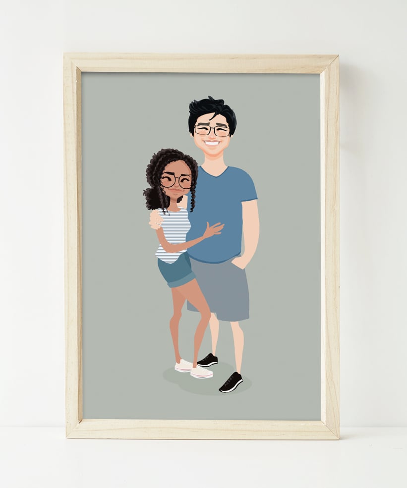 Image of Nice couple portrait