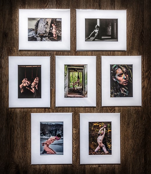 Image of 5x7 Prints Ready to Frame in 8x10 Mats 