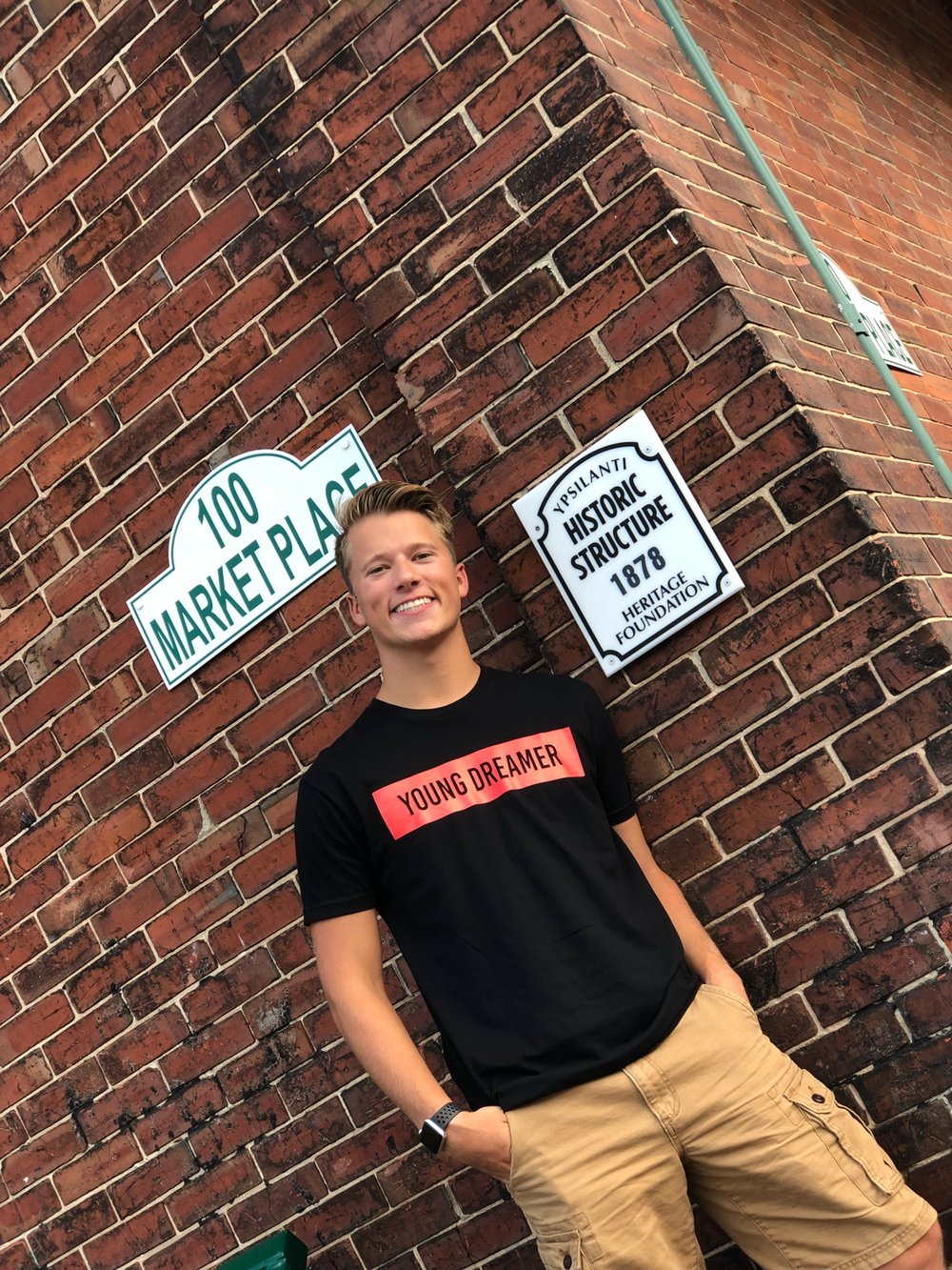 Young Dreamer T-Shirt (Red/ Black)