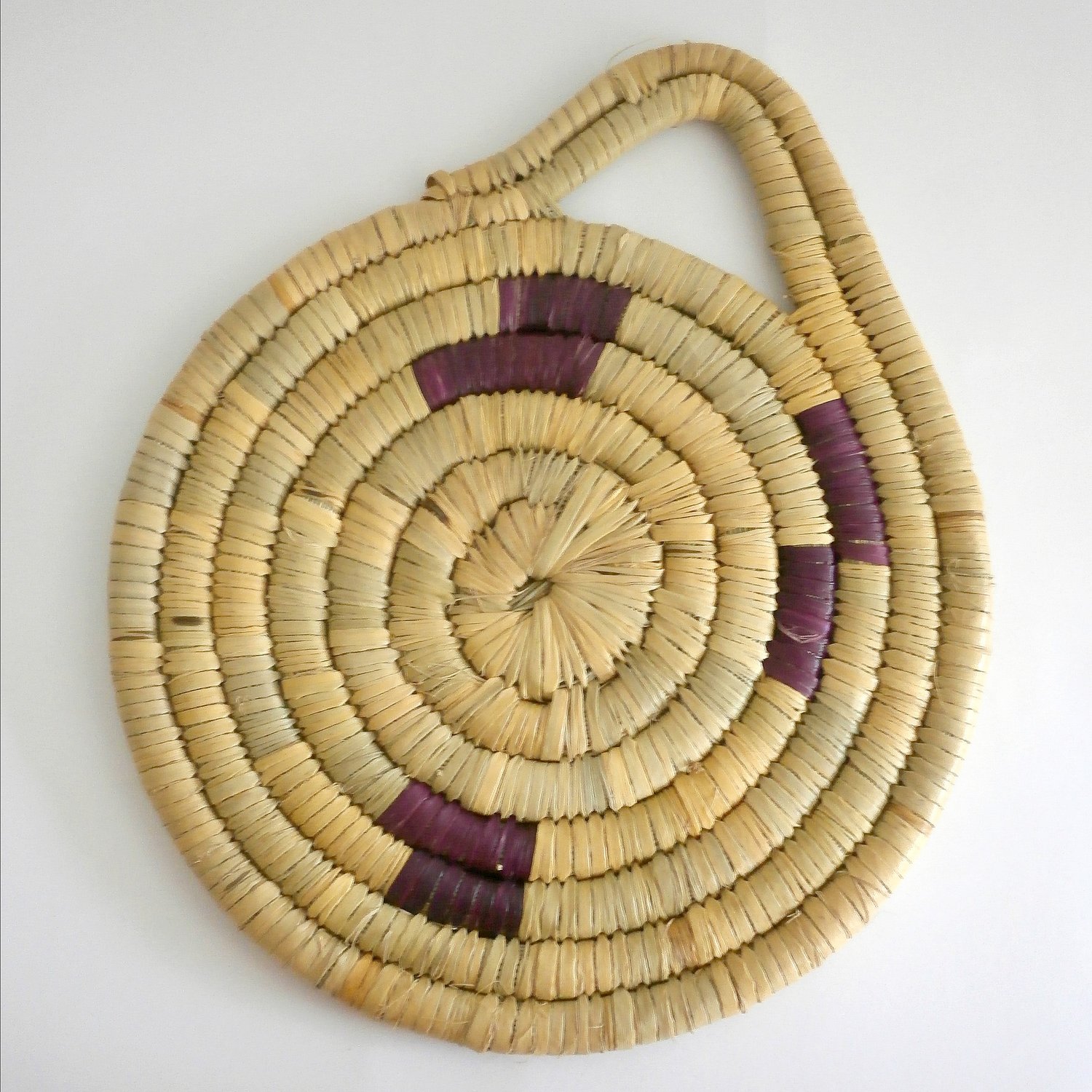 Image of 2 RAFFIA HOT POT HOLDERS