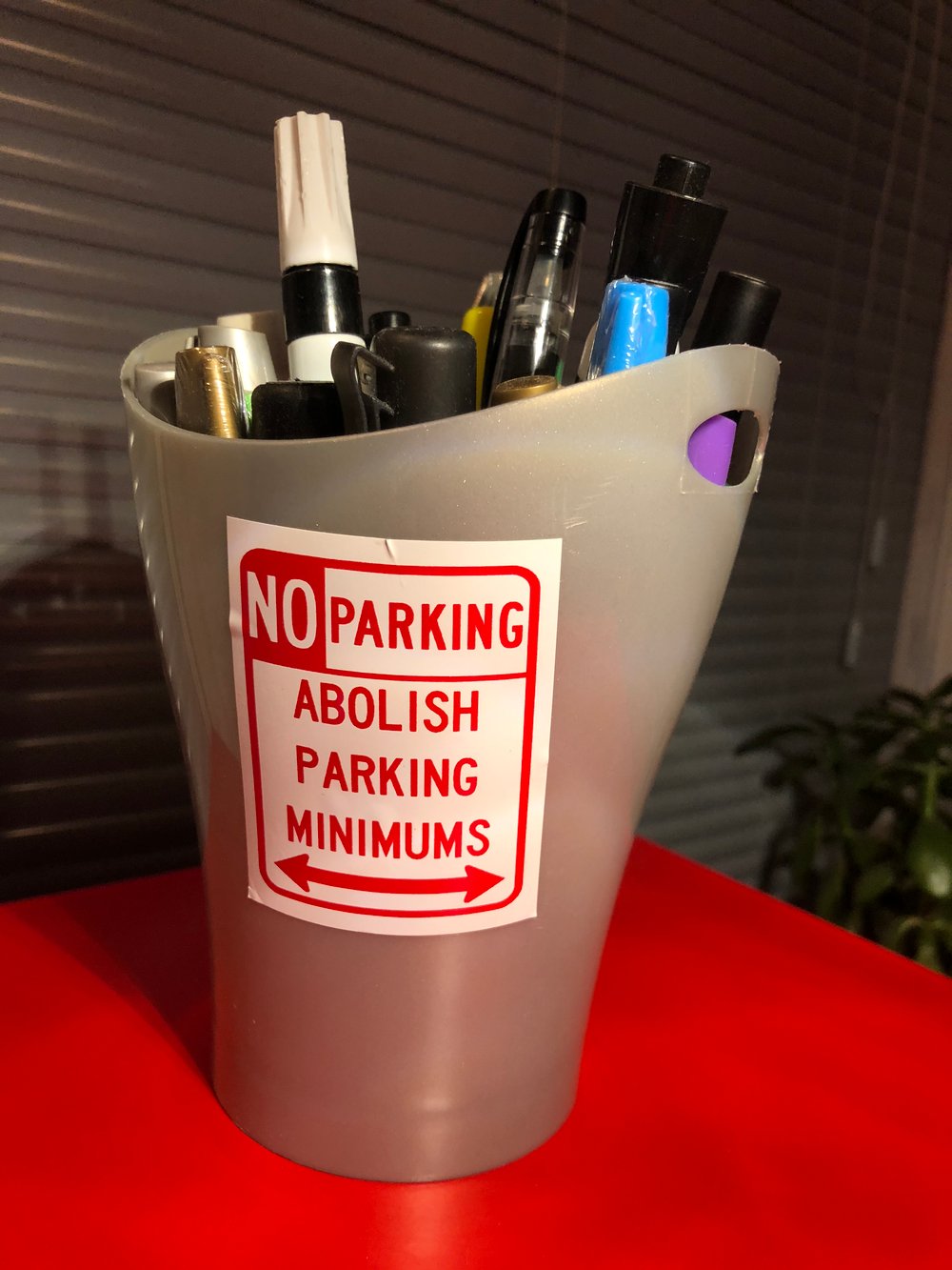 ABOLISH PARKING MINIMUMS Sticker