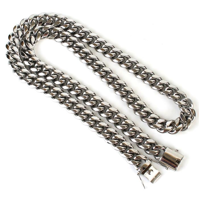 Image of Stainless Steel Curb Chain Necklace 