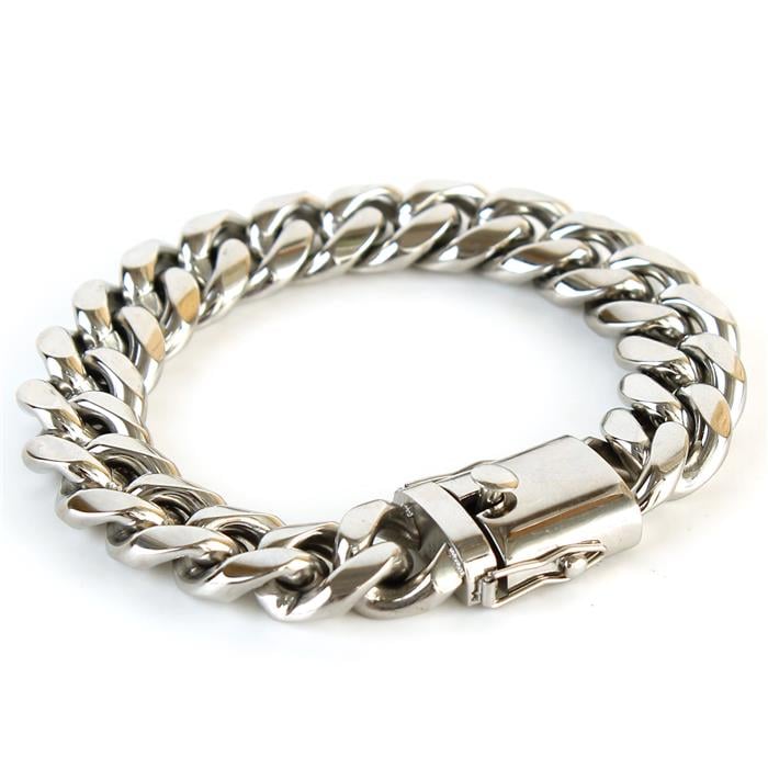 Image of Stainless Steel Cuban Link Bracelet