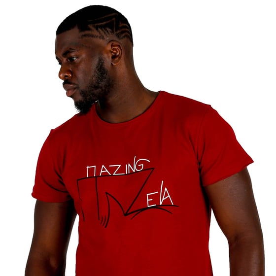 Image of Mazing Nzela T-Shirt - Bordeau