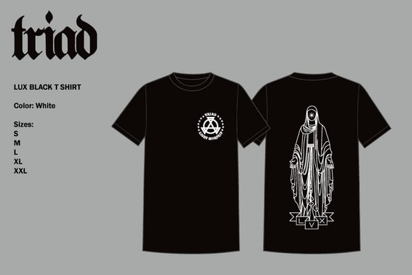 Image of TRIAD Lux Black T Shirt