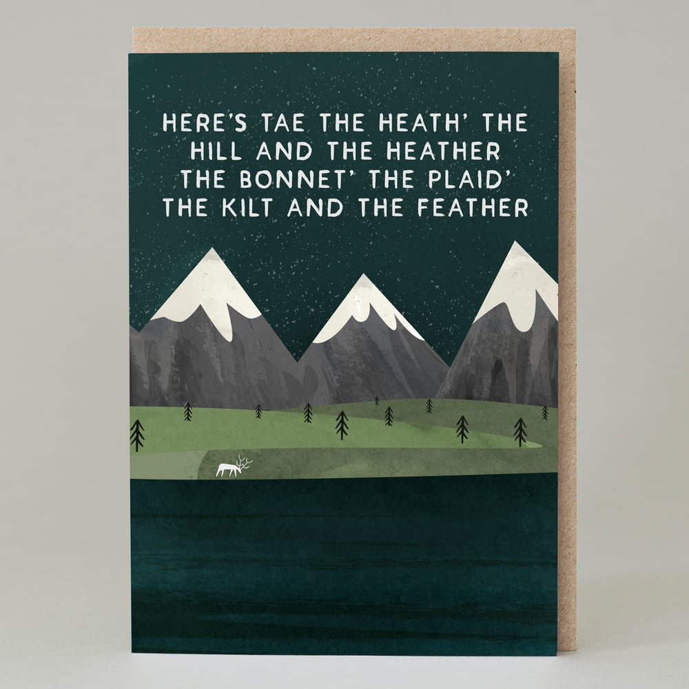 Image of Here's tae the heath (Card)