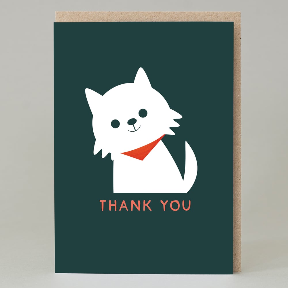 Image of Scottie 'thank you' (Card) 