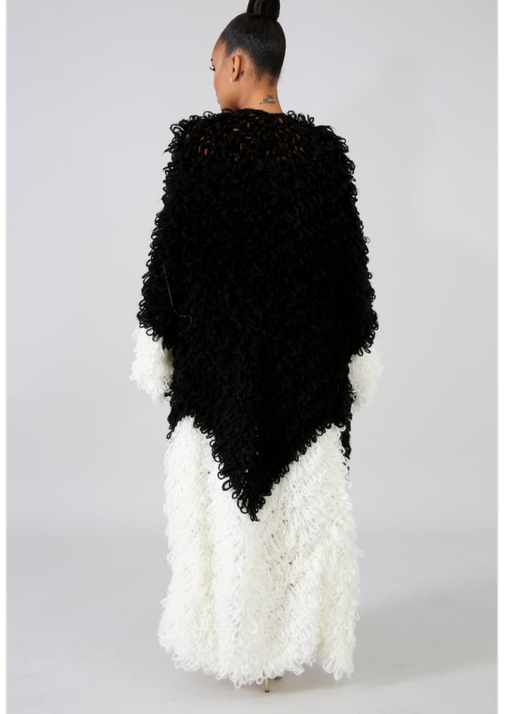 Image of  Long shaggy Cardigan