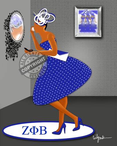 Image of Zeta Reflection (Matted & More)