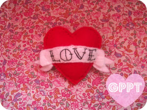 Image of Love Heart & scroll