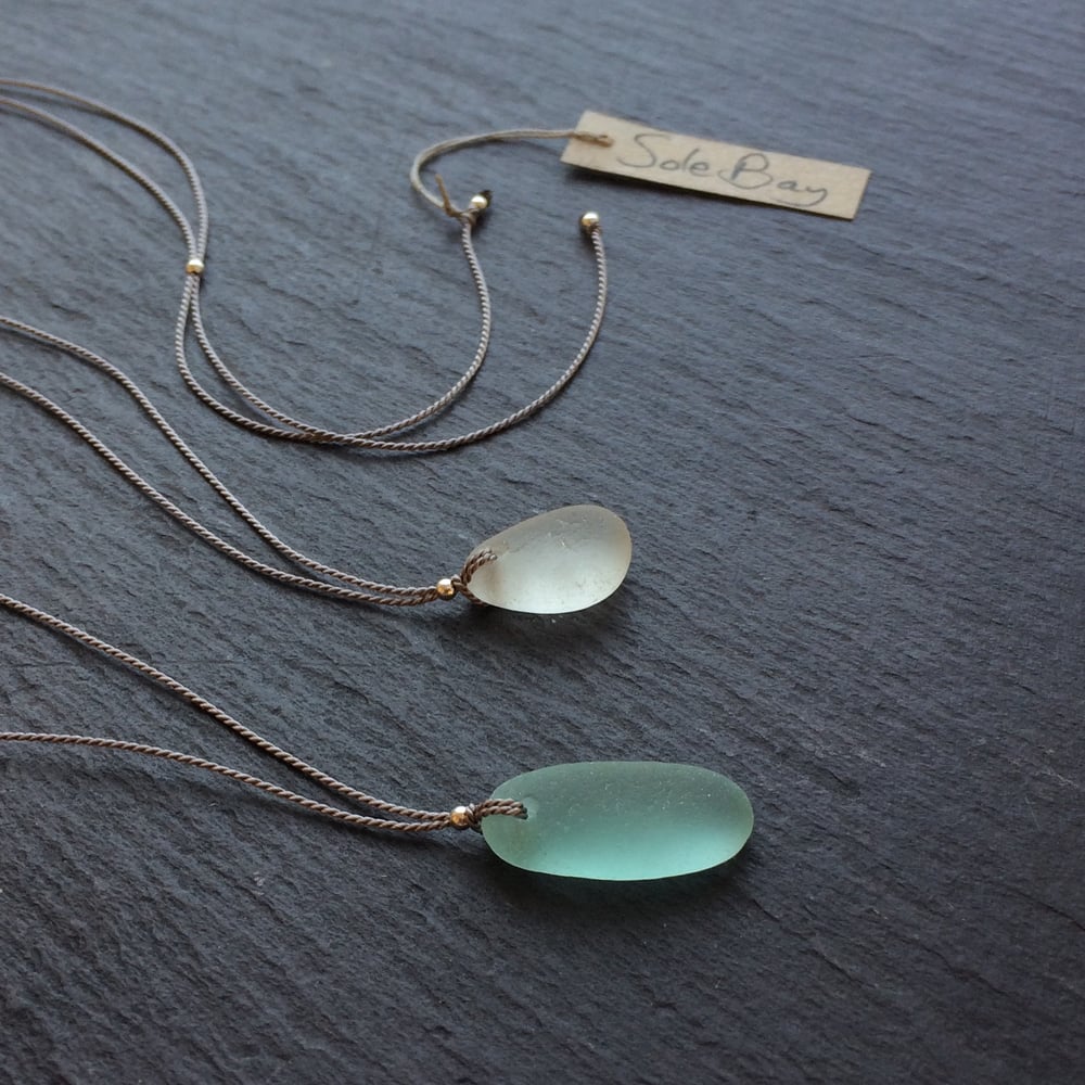 Image of Sole Bay sea glass necklaces