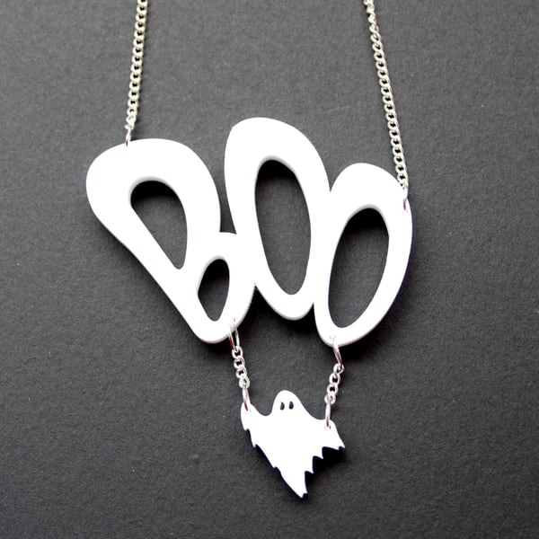 Image of Boo Ghost Necklace