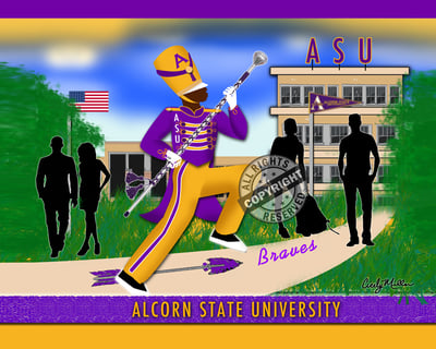 Image of Alcorn University (Matted & More)