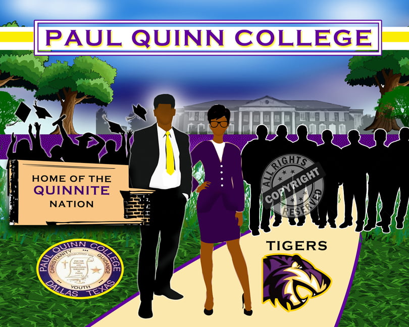 Image of Paul Quinn College (Matted & More)