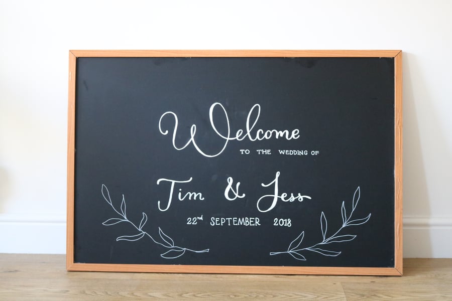 Image of Tim & Jess Wedding signs