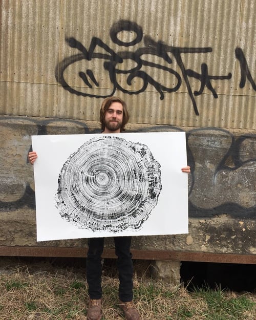 Image of Relief Prints - Eastern Red Cedar