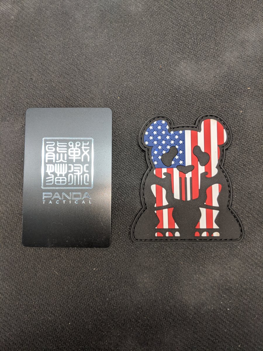 Punisher Panda Patriot Patch | Panda Tactical