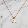 Double "Little Heart" 9ct Yellow Gold Necklace