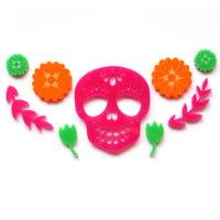 Image 4 of Day of the Dead Necklace - pre-order