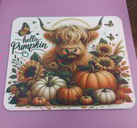 Image 3 of Hello Pumpkin with Bull Mousepad