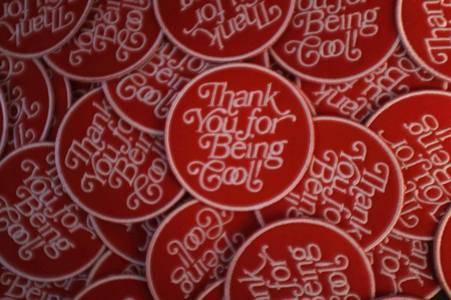 Image of Thank You for Being Cool! Patch (2.5-inch)