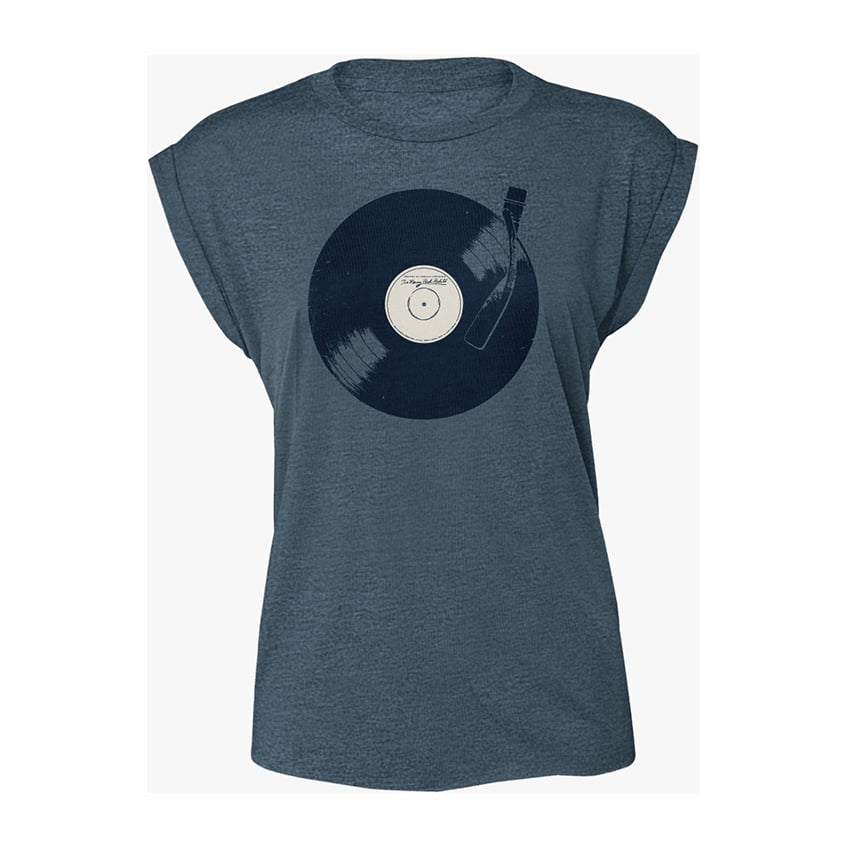 Image of Too Many Bad Habits - Slate Heather Rolled Sleeve Tee