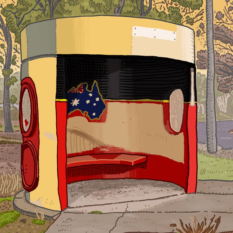 Bruce, Vowels Crescent, digital Print Image 3