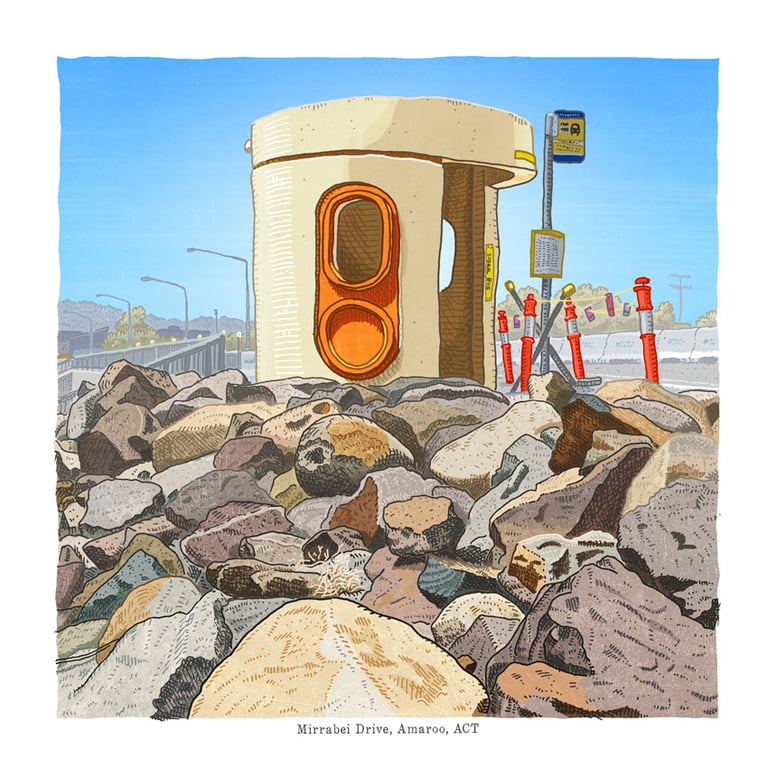 Amaroo, Mirrabei Drive, digital Print Image 5