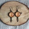 Egyptian hieroglyph earrings