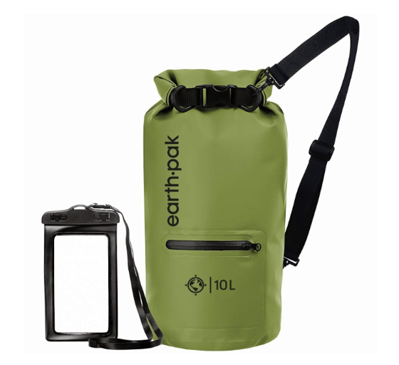 Image of Earth Pak - 20 Liter Waterproof Dry Bag (GREEN)