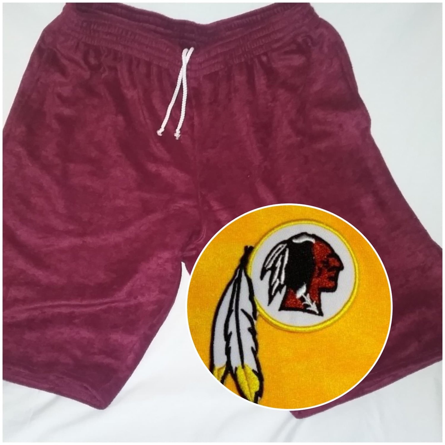 Image of Washington Redskins Themed Towel Shorts