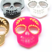 Image 4 of Sugar Skull Brooch - pre-order