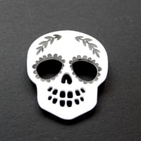 Image 2 of Sugar Skull Brooch - pre-order