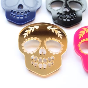 Image of Sugar Skull Brooch - pre-order