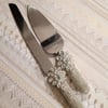 "Halle" Rhinestone Cutlery Set (Available in Gold) 