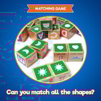 Image 4 of Wood Alphabet Blocks - Bilingual Edition (English/Spanish)