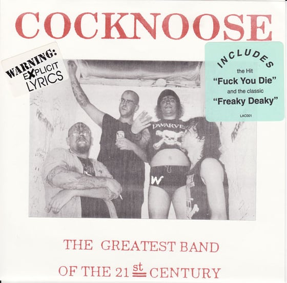Image of Cocknoose Greatest Band of the 21st Century 7" ep