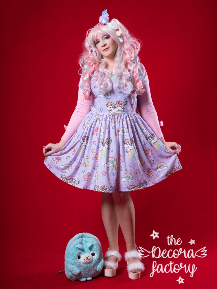 Image of KIRA KIRA! Star Unicorn Dress in Lavender