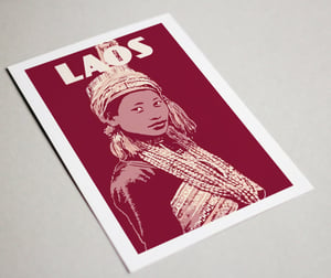 Image of Postcards Laos - Set of 10 vintage postcards - Greeting cards - Laos