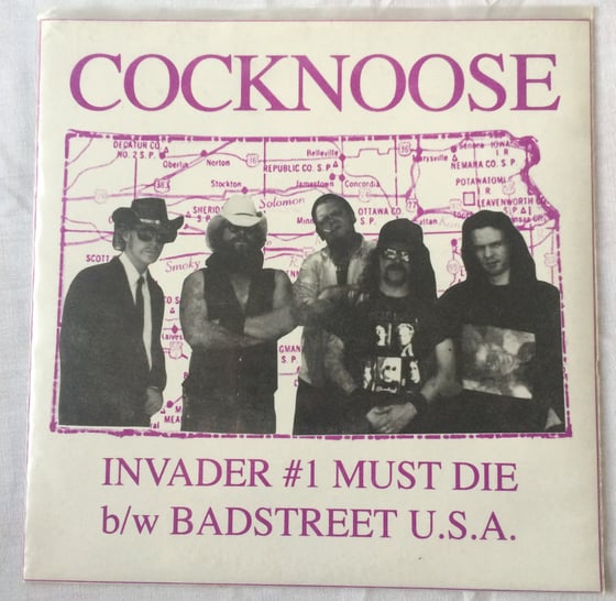 Image of Cocknoose Invader #1 Must Die b/w Badstreet USA 7" single