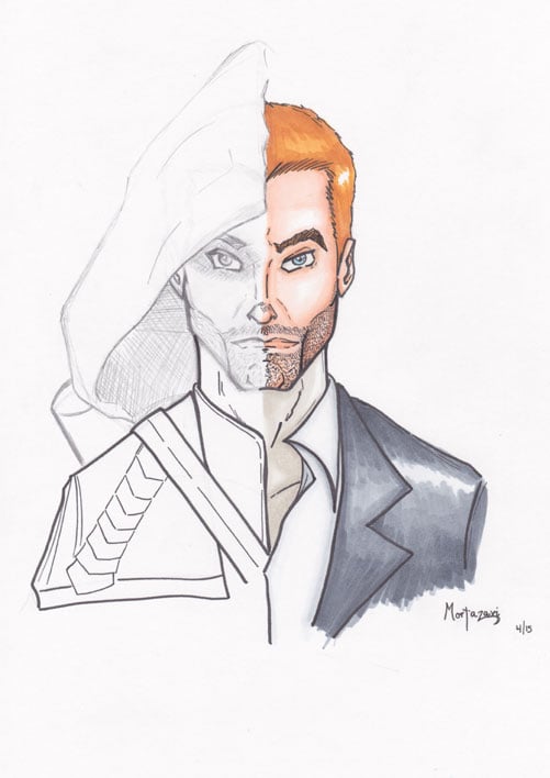 Image of Traditional Media Art Commission - Bust Portrait