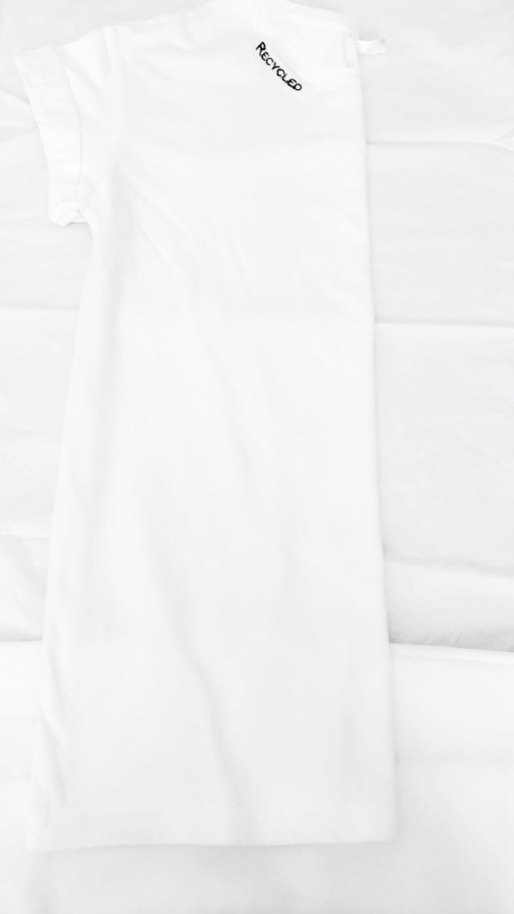 Image of Recycled Long White -T