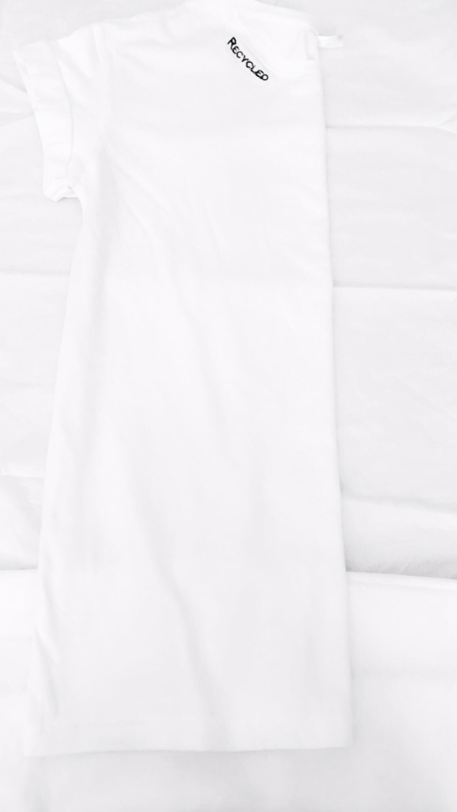 Image of Recycled Long White -T