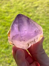 Image 3 of Australian Smoky Amethyst Point With Geothite #2206