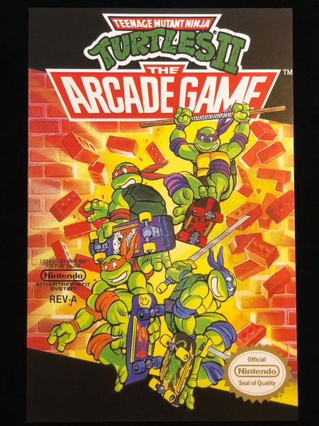 Image of TMNT Arcade Print