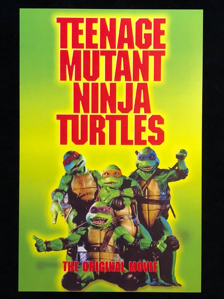 Image of TMNT VHS Print