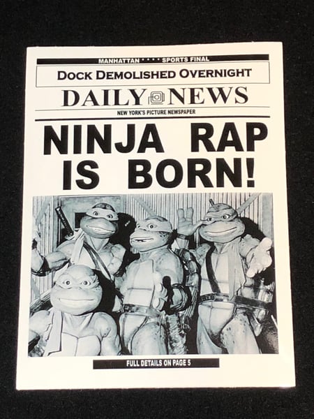 Image of Ninja Rap Premium Vinyl Sticker