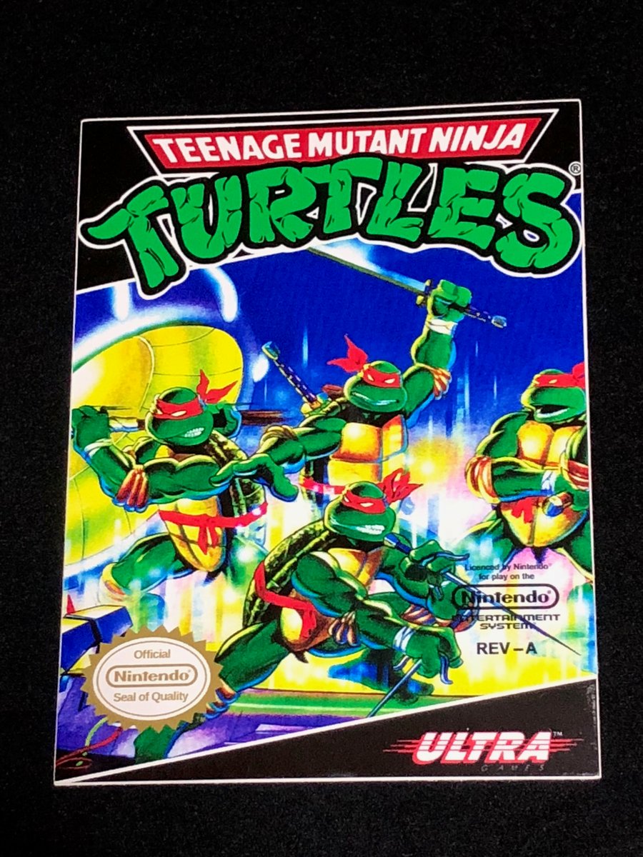 TMNT NES Cover Premium Vinyl Sticker | TMNT_WIZ